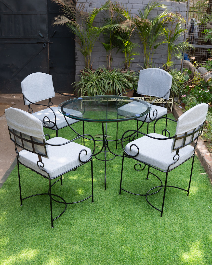 Iron Wrought Chair Table Set – Rhino Decor India