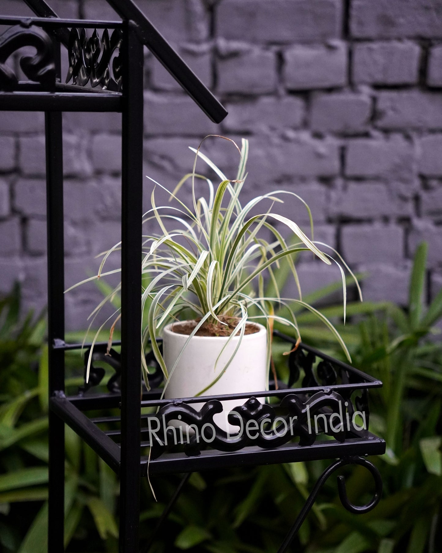 Black Hut Six Pot Planter