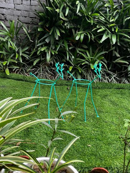 Exquisite Arctic Deer Planter (Set of 2)